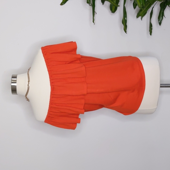 Mossimo Off Shoulder Blouse Red Size Small - Picture 4 of 10